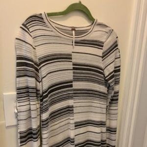 Free People Striped Sweater Dress